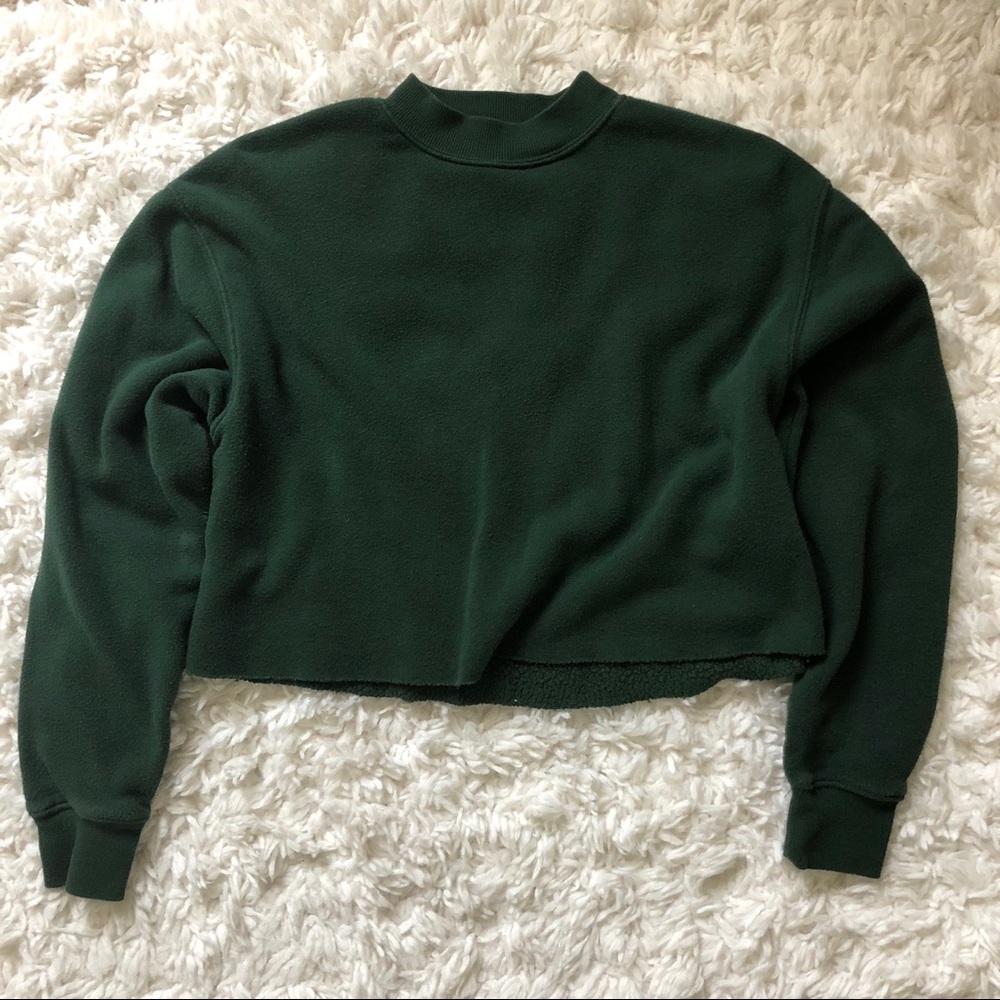 Forever 21 basic long sleeve crop top